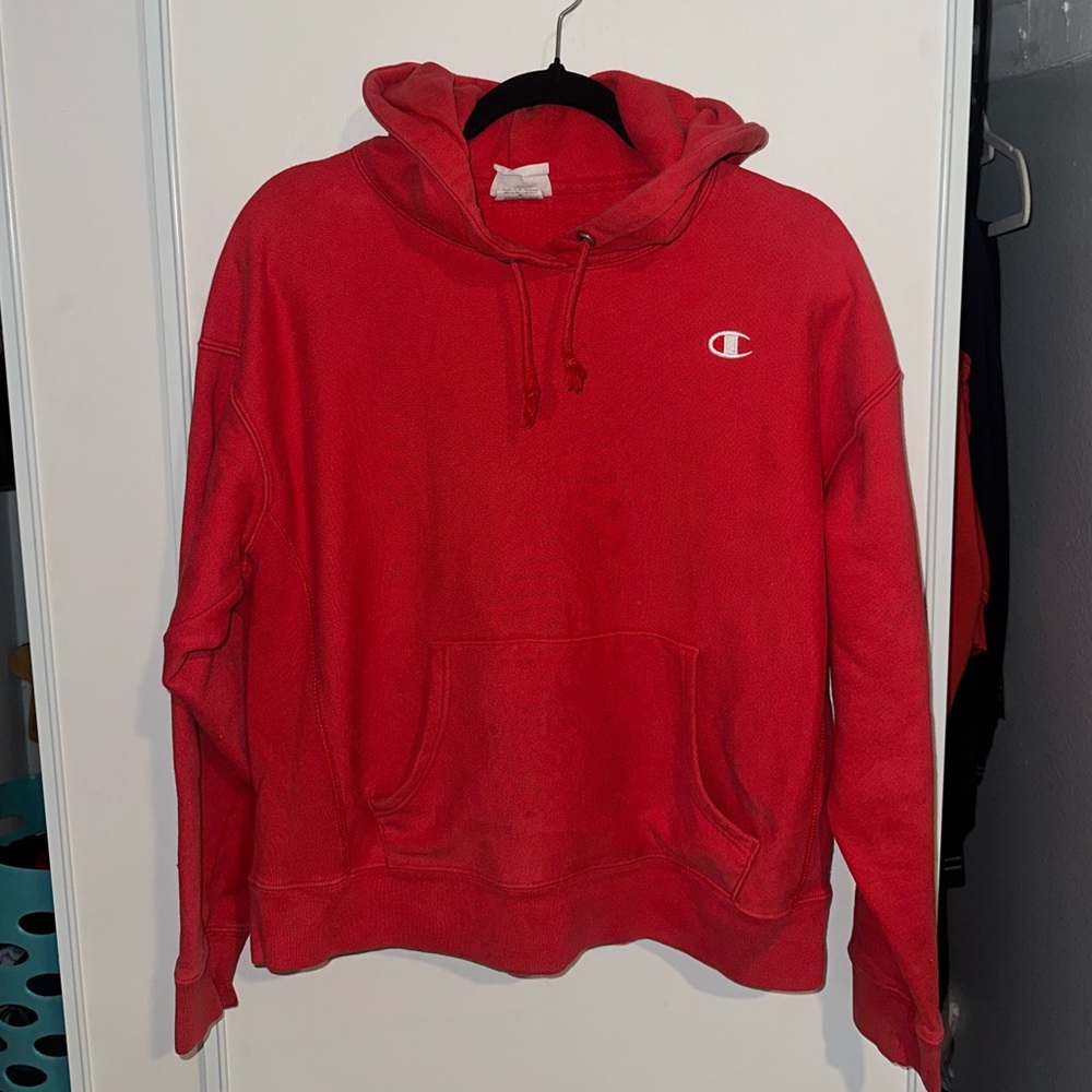 Champion Vintage Red Hoodie